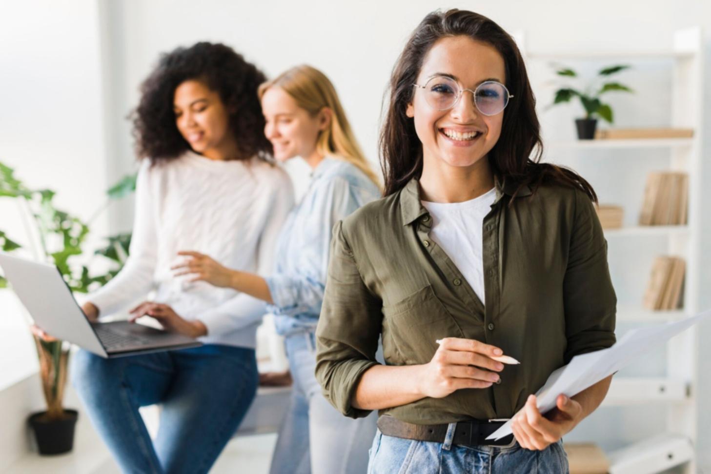 Moderne Arbeitsumgebung für Finanzplanung